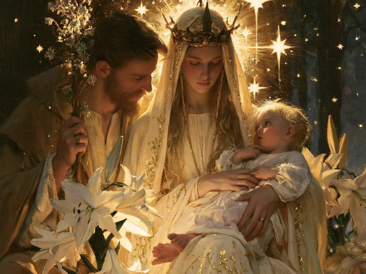 The Holy Family — The Crown in the Garden of Stars