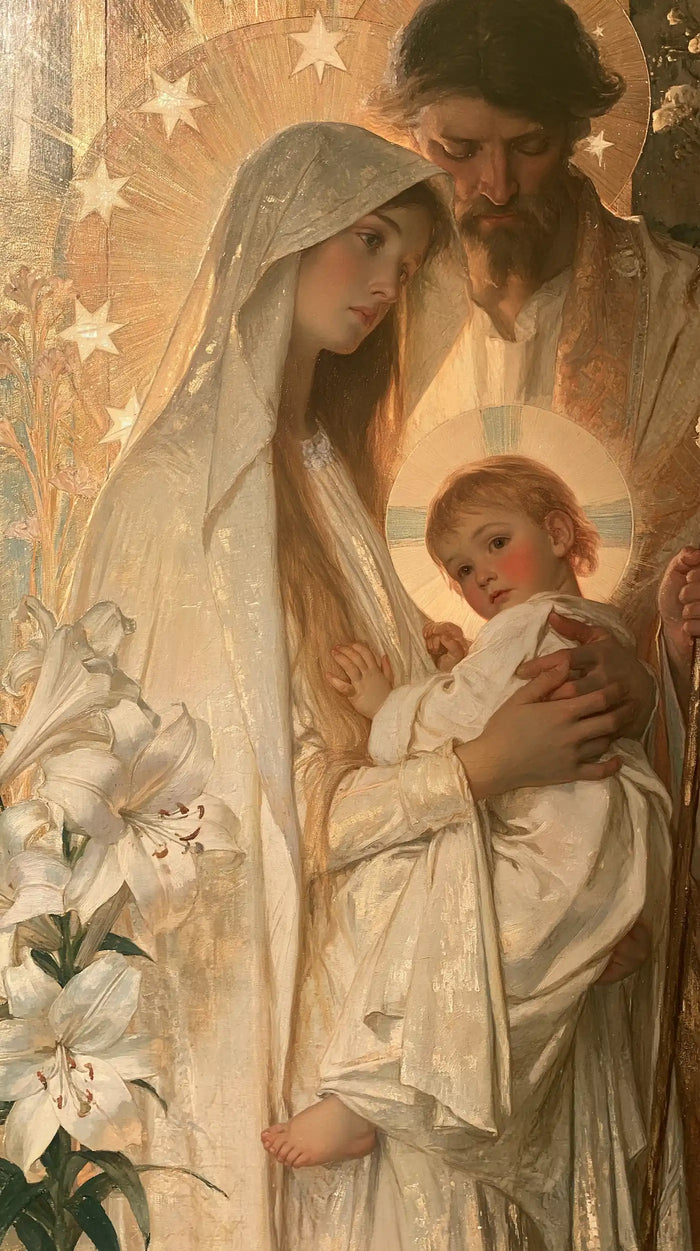The Holy Family — The Child in the Veils of Dawn