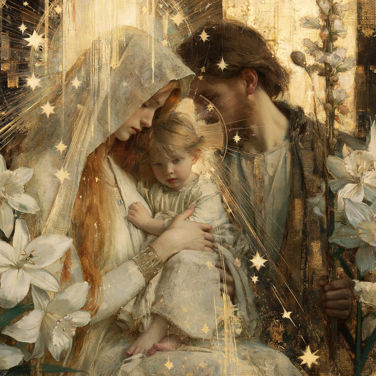 The Holy Family — The Child Among Shooting Stars