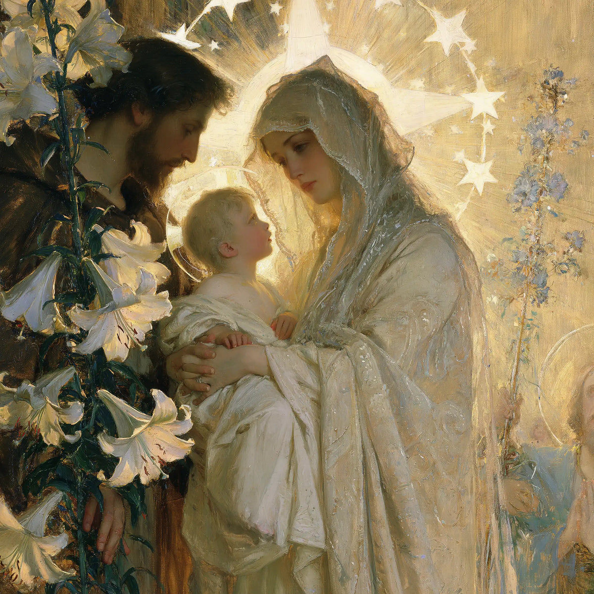 The Holy Family — The Meeting in the Heavenly Garden