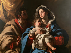 The Holy Family — The Little Hand Raised in Shadow