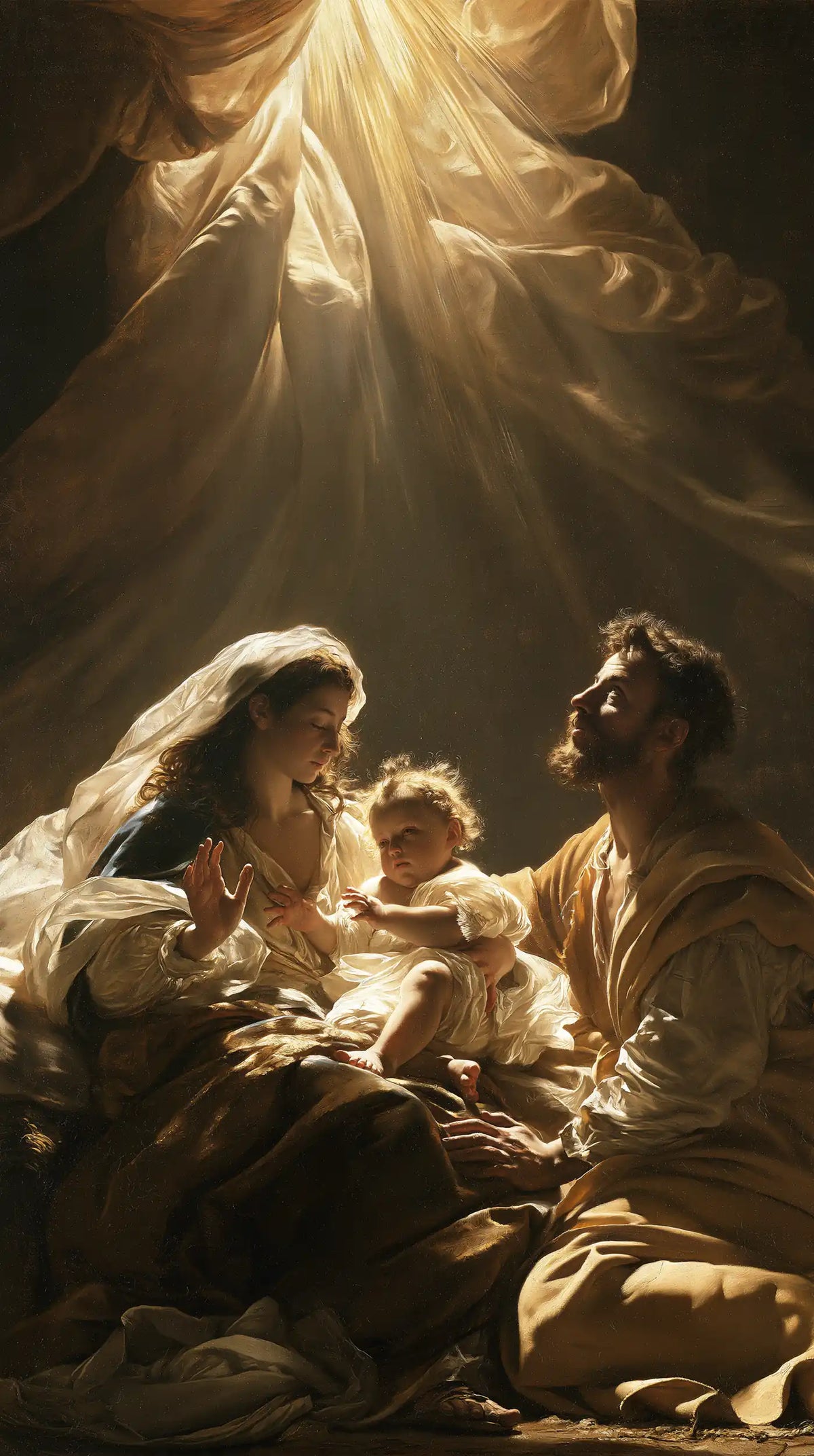 The Holy Family - Theatrical Baroque · Portrait n° 1