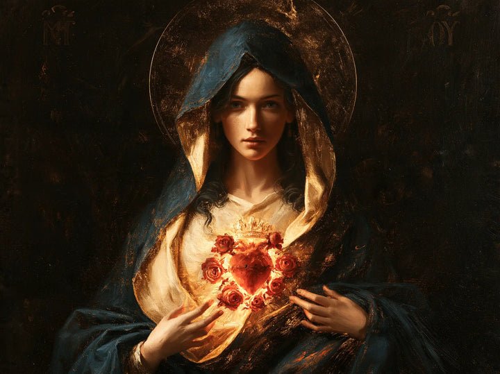 Immaculate Heart of Mary - Black and Gold · Landscape n° 3