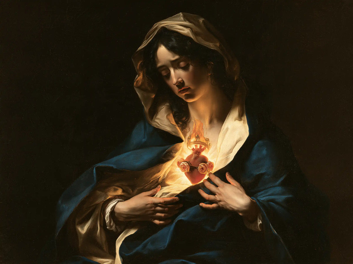 The Immaculate Heart of Mary — The Flame at the Parted Cloak’s Edge