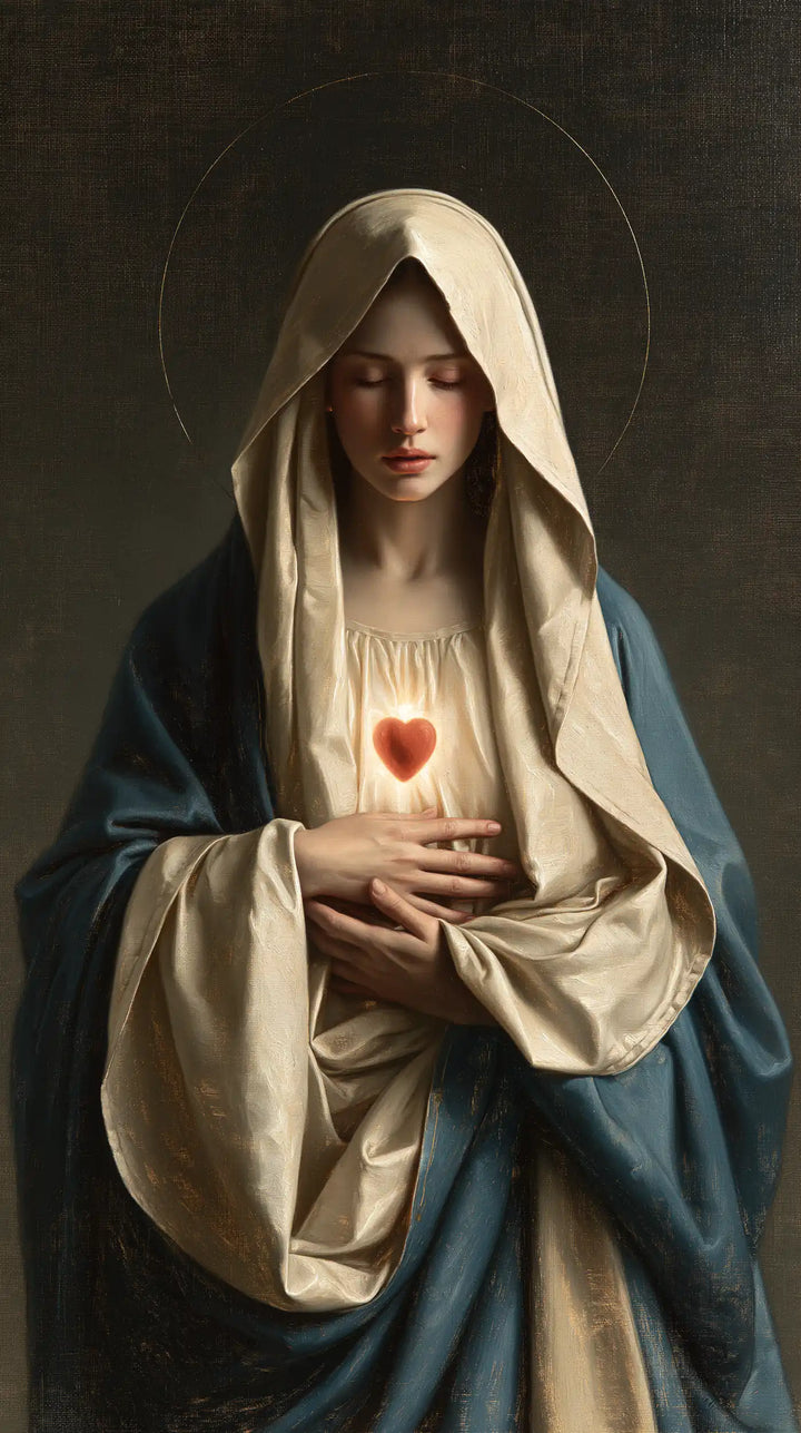 Immaculate Heart of Mary - Contemporary Minimalism · Portrait n° 7