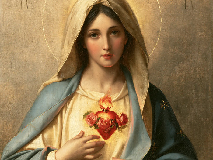 The Immaculate Heart of Mary — The Central Rose and the Golden Circle