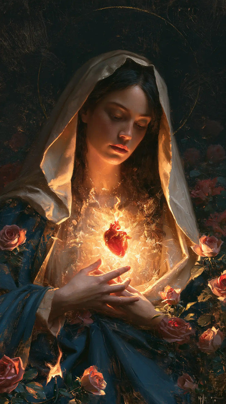 Immaculate Heart of Mary - Mary as Divine Light · Portrait n° 3