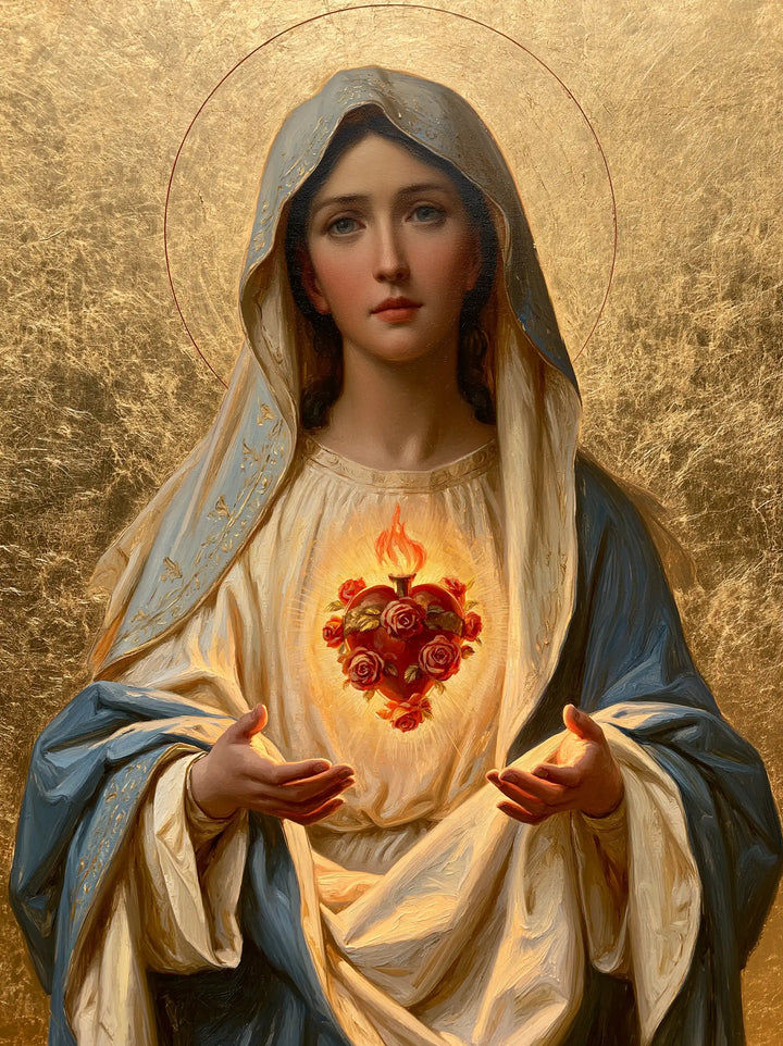 Immaculate Heart of Mary - Sacred Gold · Portrait n° 33