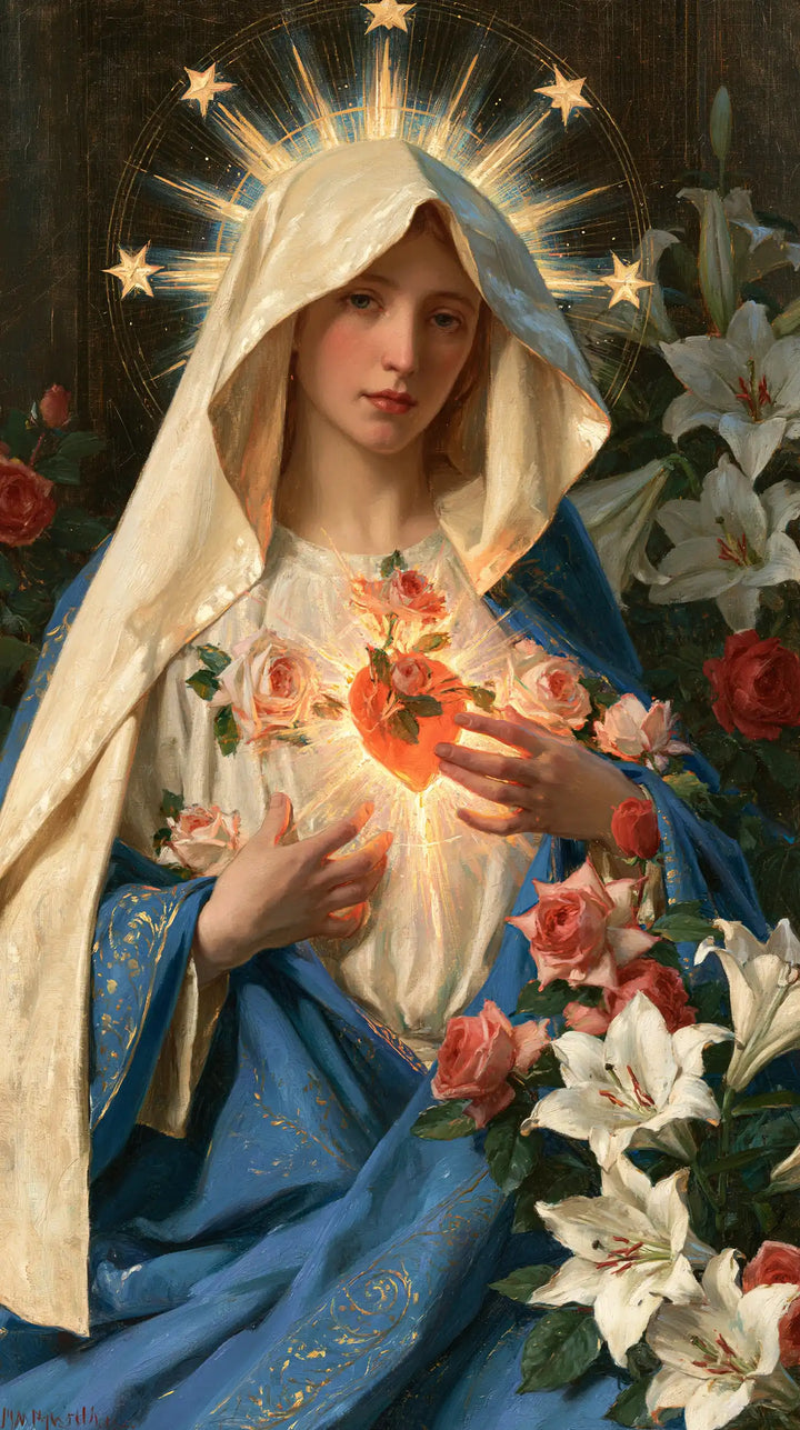 Immaculate Heart of Mary - Symbolist · Portrait n° 8