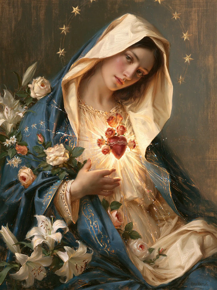 Immaculate Heart of Mary - Symbolist · Portrait n° 15