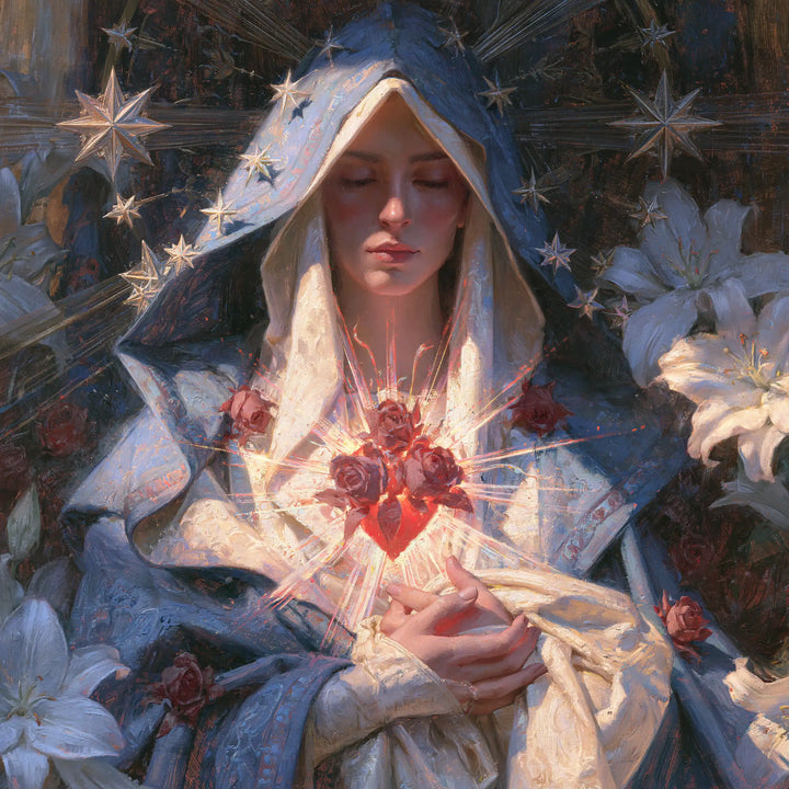 Immaculate Heart of Mary - Symbolist · Square n° 9