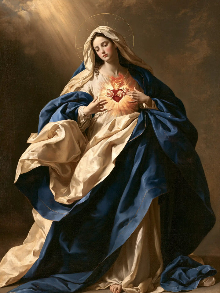 The Immaculate Heart of Mary — The Long Train Beneath the Heavenly Ray