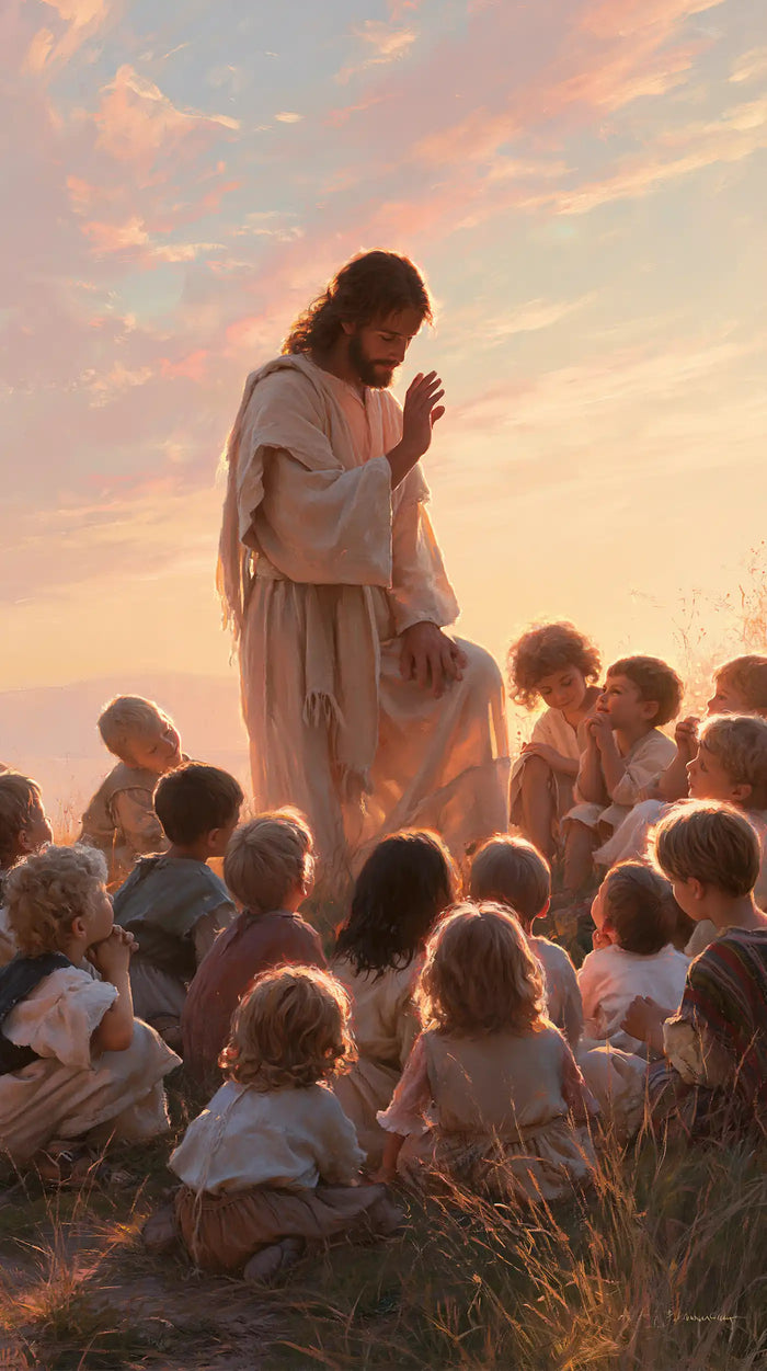 Jesus and the Children - Jesus and the Children at Dawn · Portrait n° 7