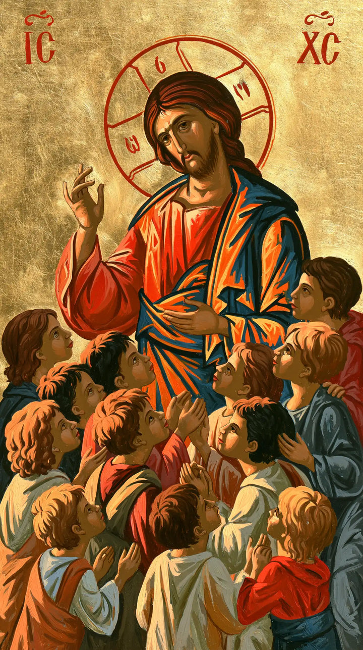 Jesus and the Children - Contemporary Byzantine · Portrait n° 2