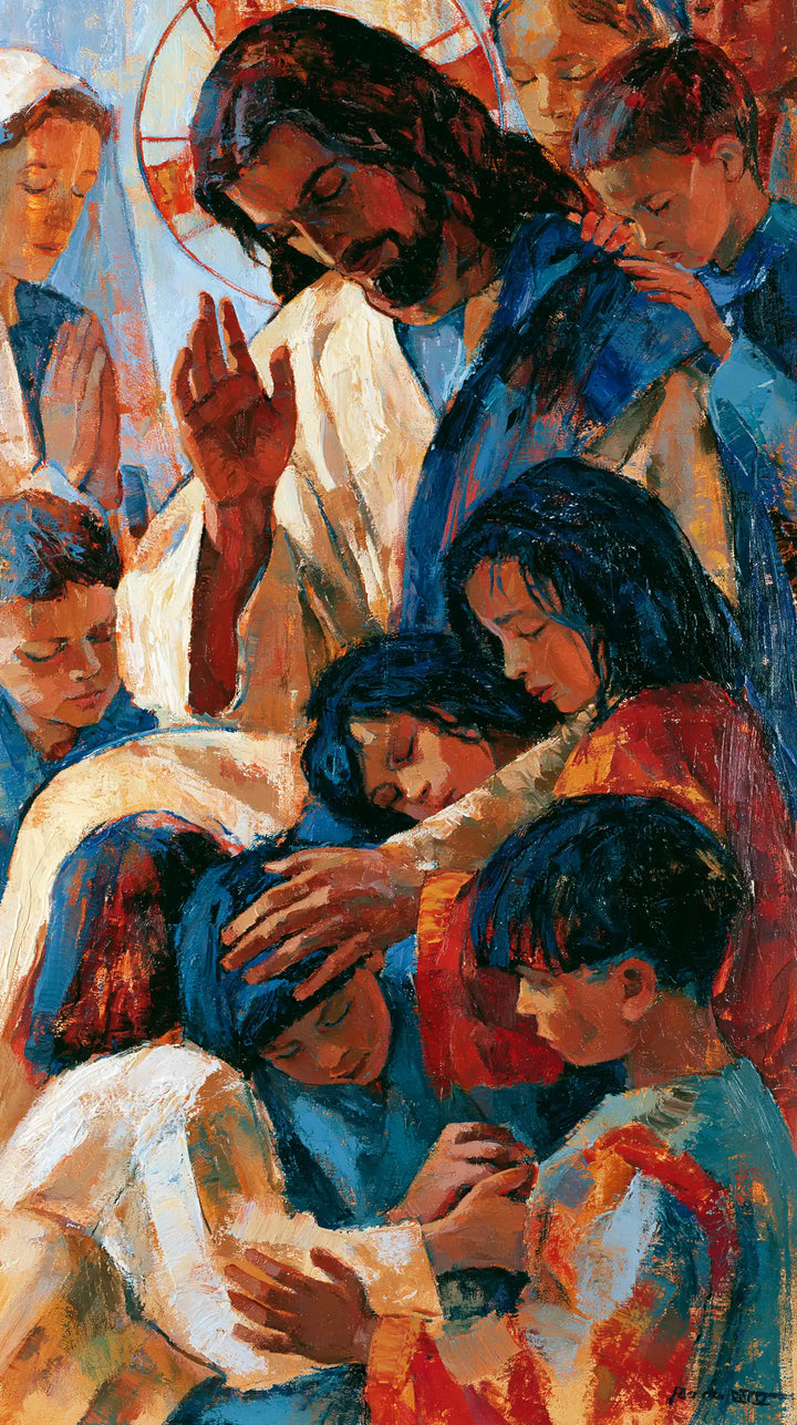 Jesus and the Children - Expressionist · Portrait n° 3