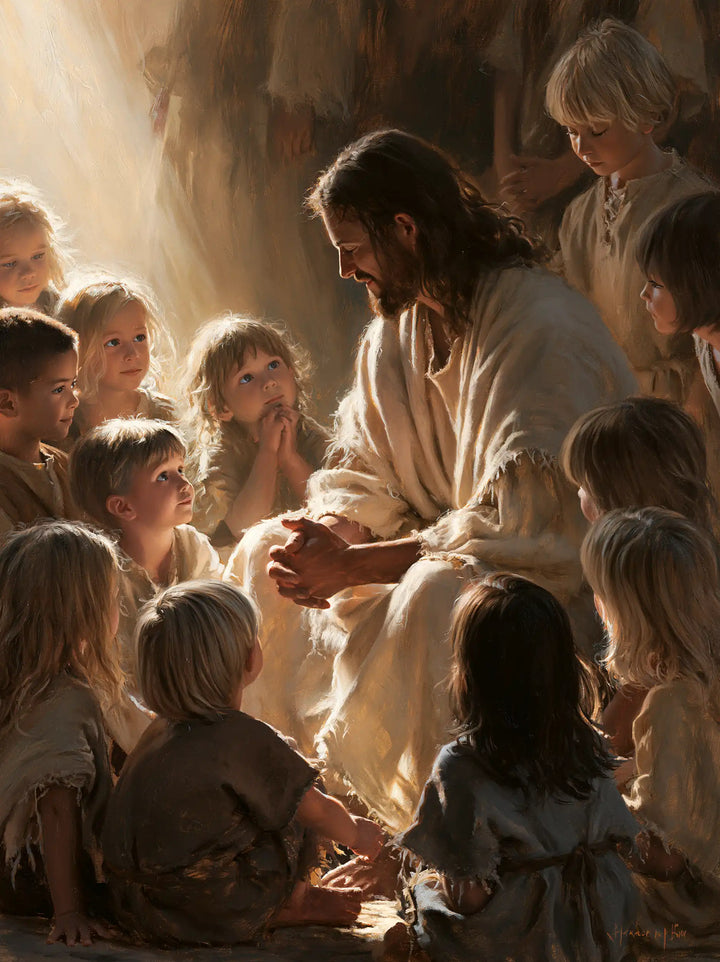 Jesus and the Children - Innocence as a Sacred Symbol · Portrait n° 13