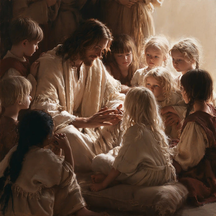 Jesus and the Children — The Gaze above the Little Circle