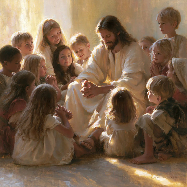 Jesus and the Children - Innocence as a Sacred Symbol · Square n° 3