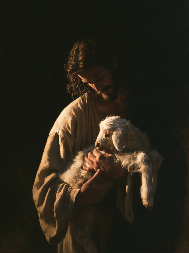 Jesus and the Lamb — The Presence in the Dark Expanse