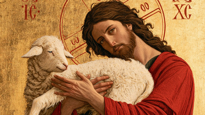 Jesus and the Lamb — The Offering of White Wool