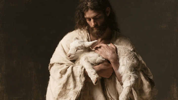 Jesus and the Lamb - Contemporary Minimalism · Landscape n° 12