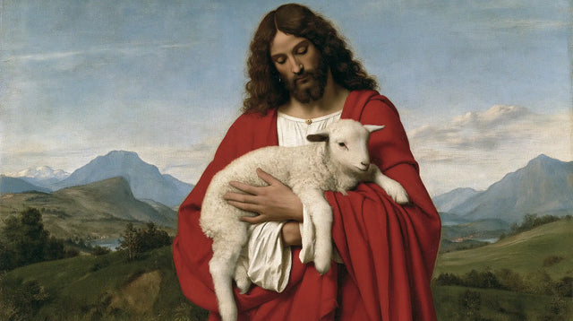 Jesus and the Lamb — Whiteness in Scarlet Folds