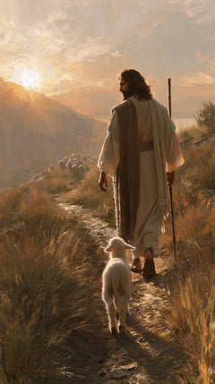 Jesus and the Lamb — The Thread of the Mountain Path