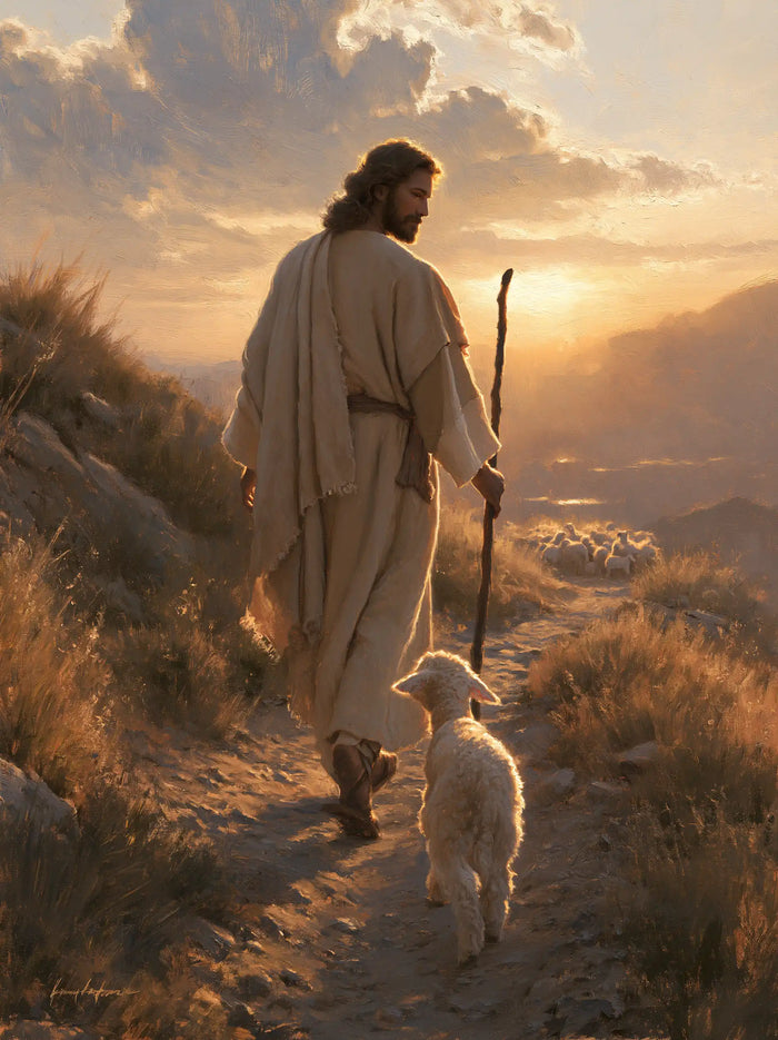 Jesus and the Lamb — The Gaze at the Threshold of Twilight