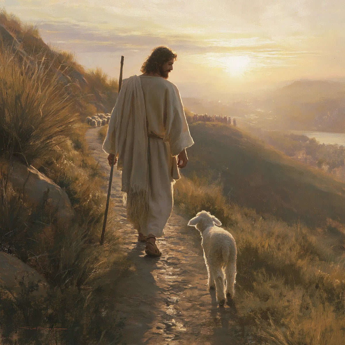 Jesus and the Lamb — A Glance at the Little Companion