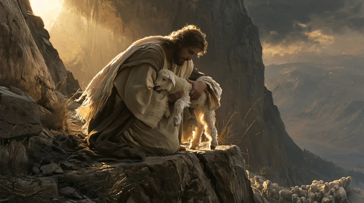 Jesus and the Lamb — The Meeting on the Promontory