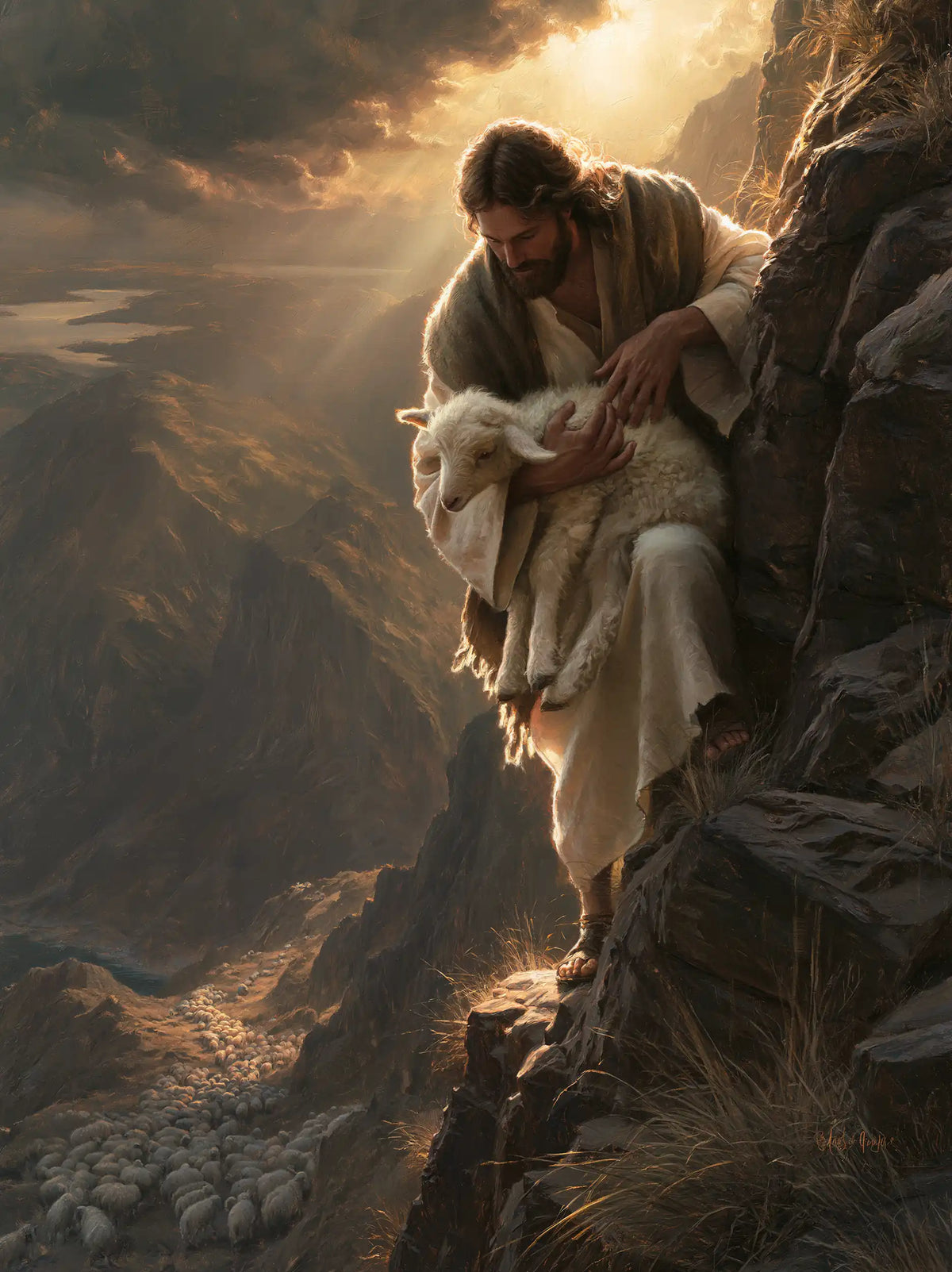 Jesus and the Lamb — The Return from the Precipice Stones