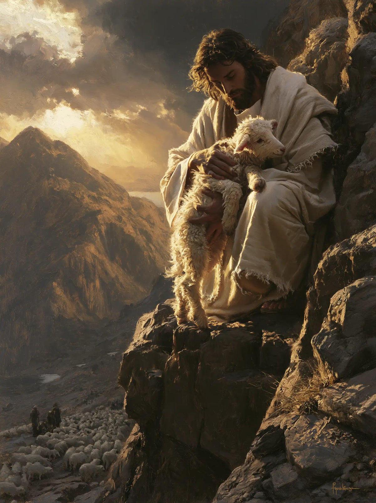 Jesus and the Lamb — Rest on the Narrow Refuge
