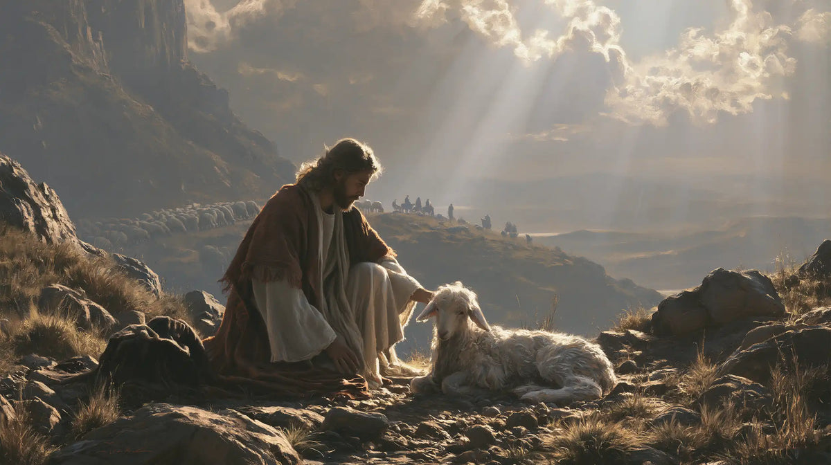 Jesus and the Lamb — The Dialogue in the Highlands’ Repose