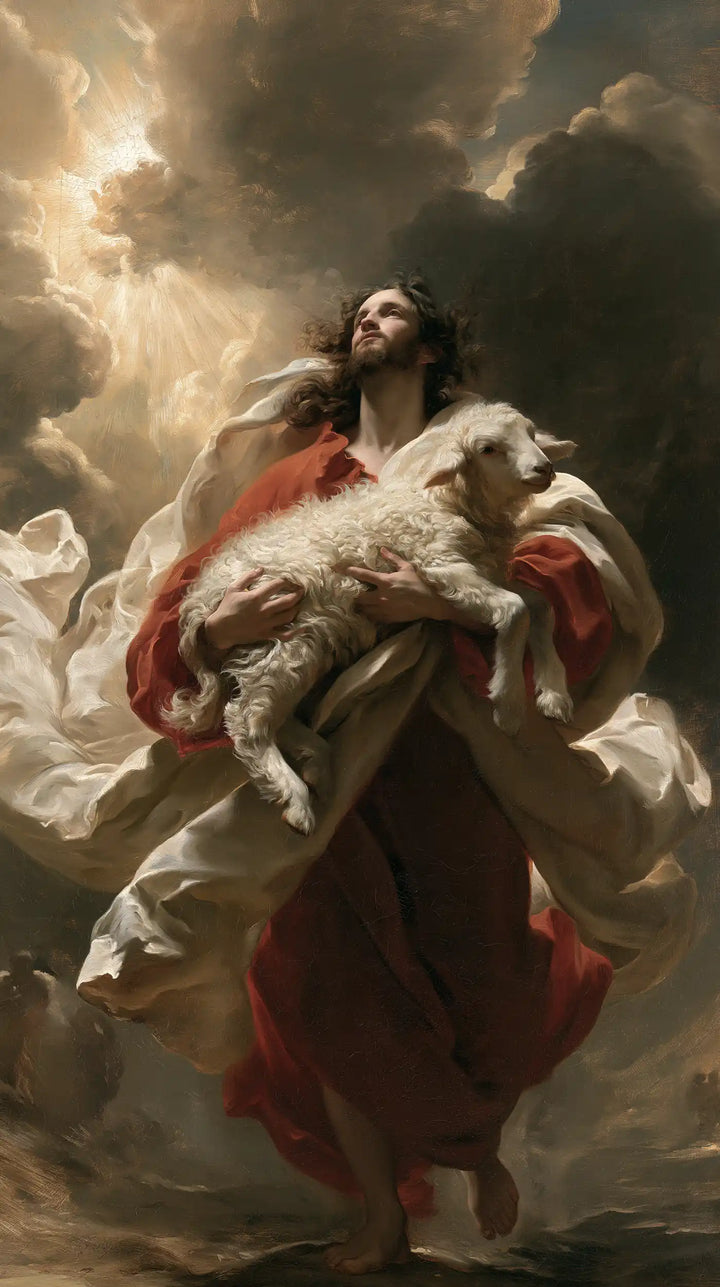 Jesus and the Lamb - Theatrical Baroque · Portrait n° 7
