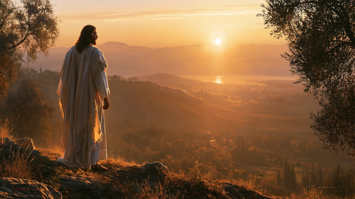Jesus at Sunset — The Silence of the Hills
