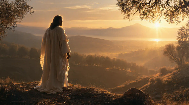 Jesus at Sunset — The Promised Horizon