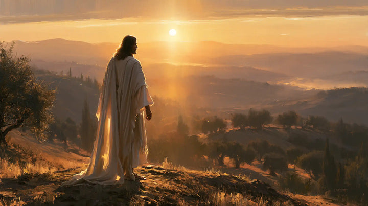 Jesus at Sunset — The Hushed Hills