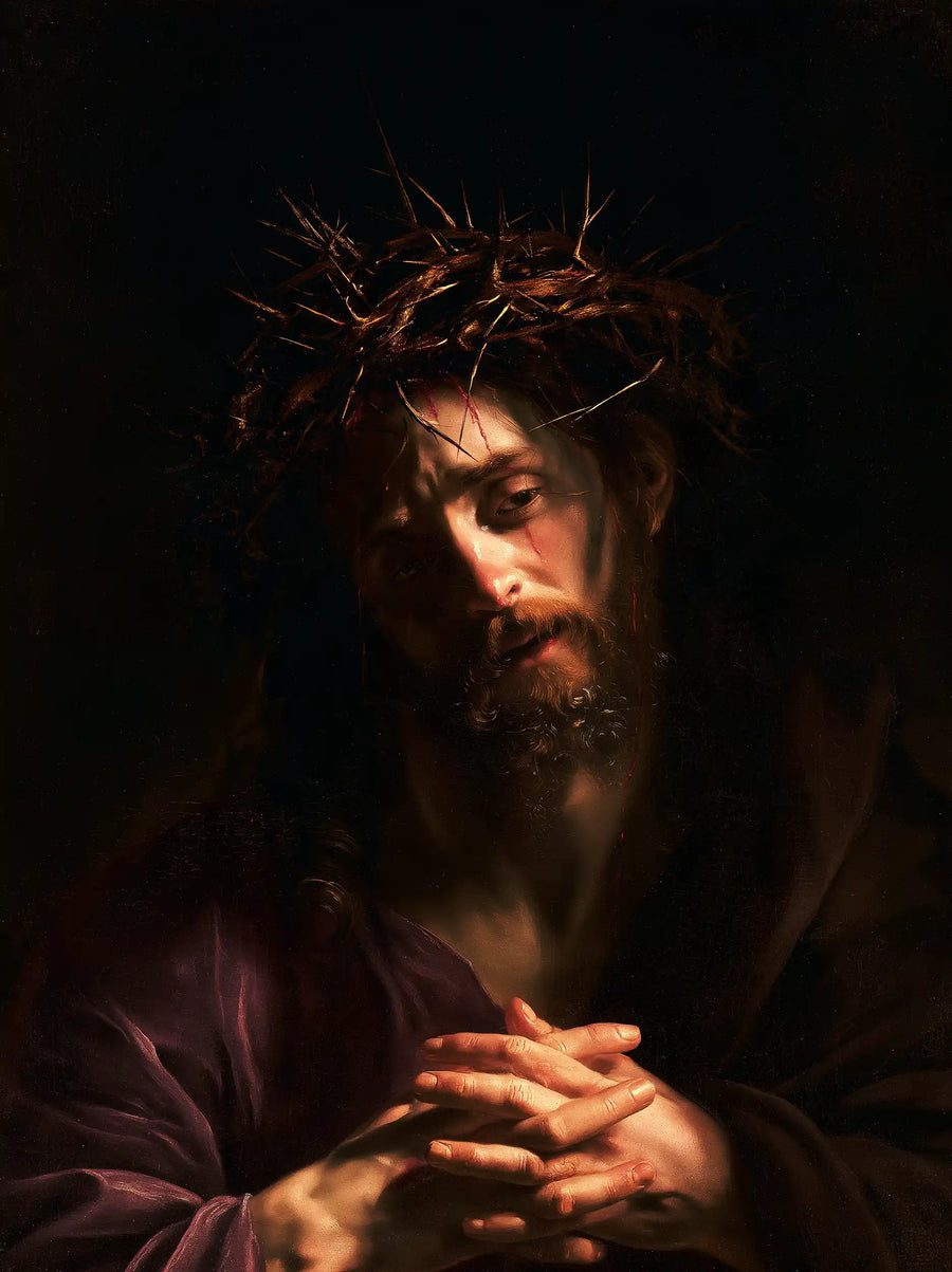 Jesus Crowned with Thorns — Silence with Ten Fingers Joined