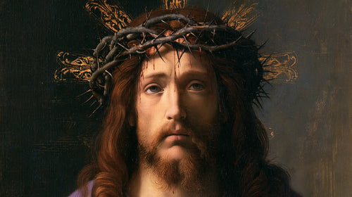 Jesus crowned with thorns in Florentine Renaissance style in Florentine Renaissance style, landscape Christian artwork no. 10