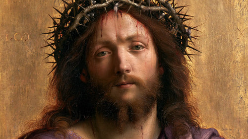 Jesus crowned with thorns in Florentine Renaissance style in Florentine Renaissance style, landscape Christian artwork no. 12
