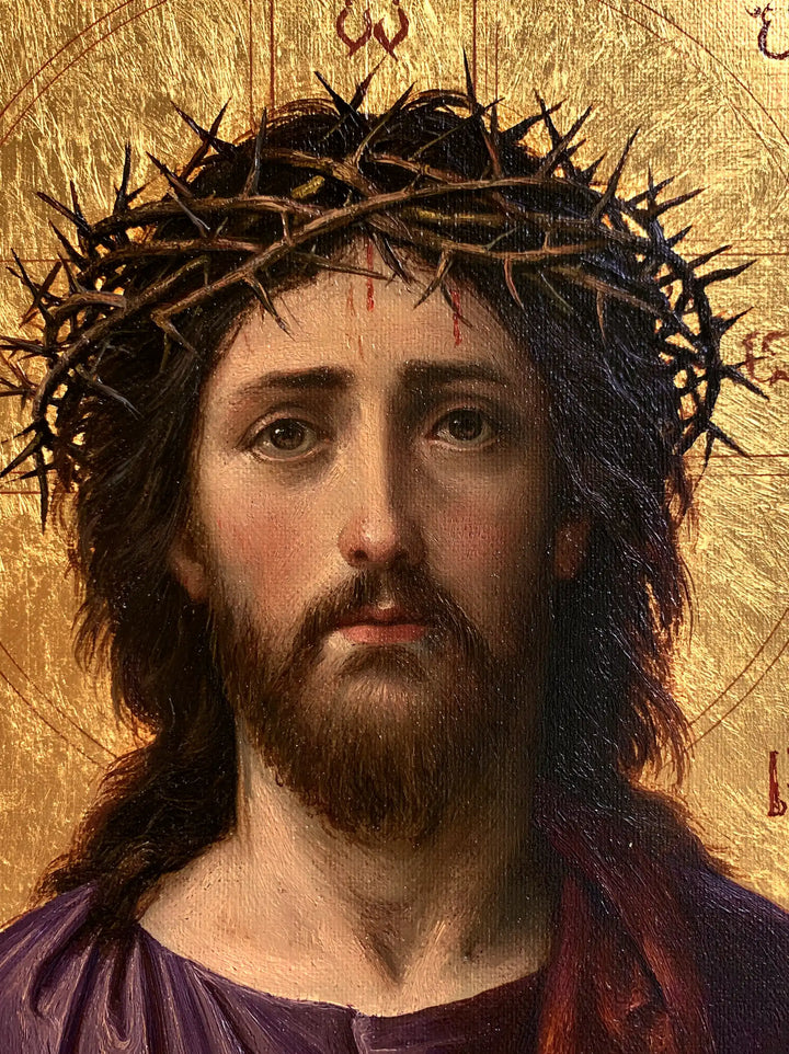 Jesus Crowned with Thorns — The Crown with Black Points upon Gold