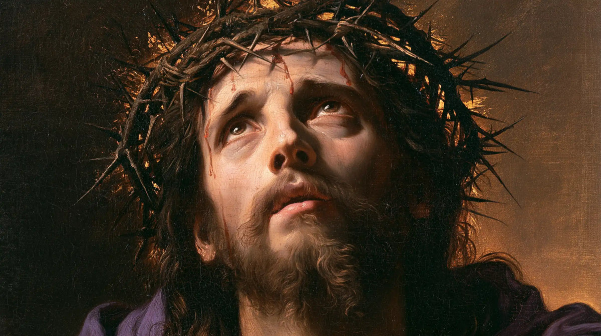 Jesus Crowned with Thorns — The Gaze beneath Spreading Brambles