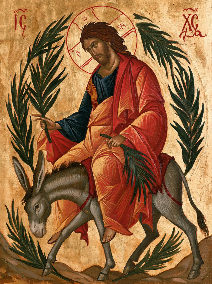 Jesus Enters Jerusalem – Contemporary Byzantine · Portrait no. 12