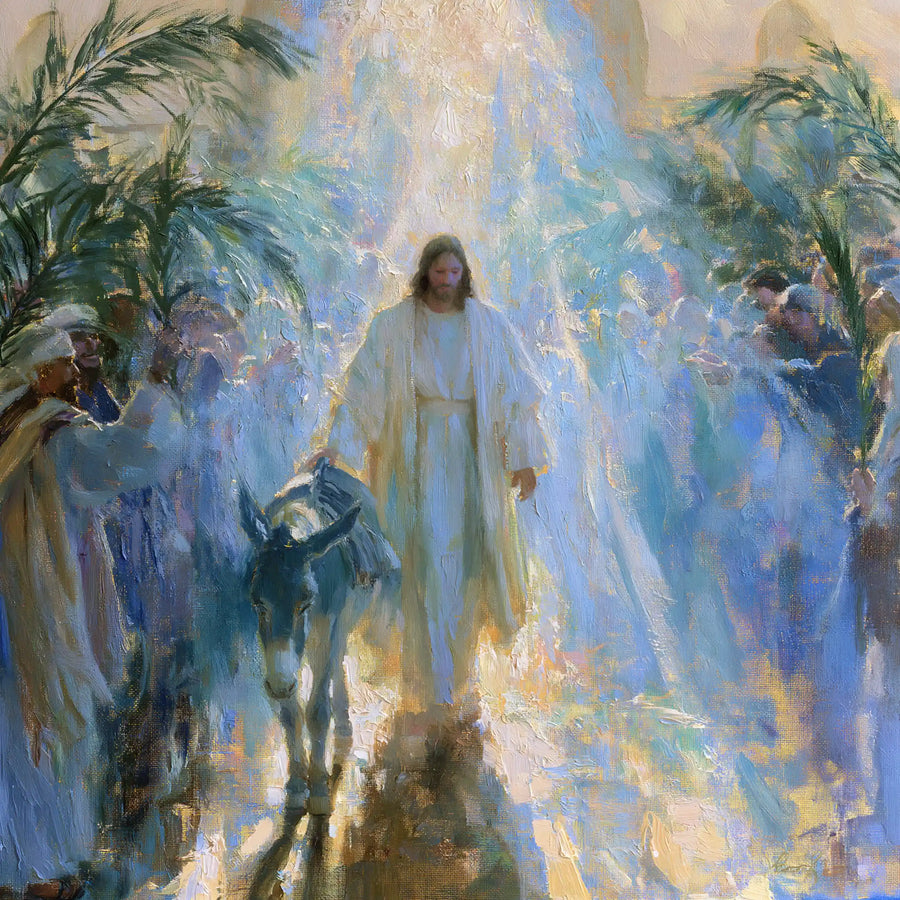 Jesus Enters Jerusalem – Impressionist · Square no. 2