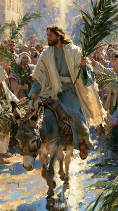 Jesus Enters Jerusalem – Impressionist · Portrait no. 5