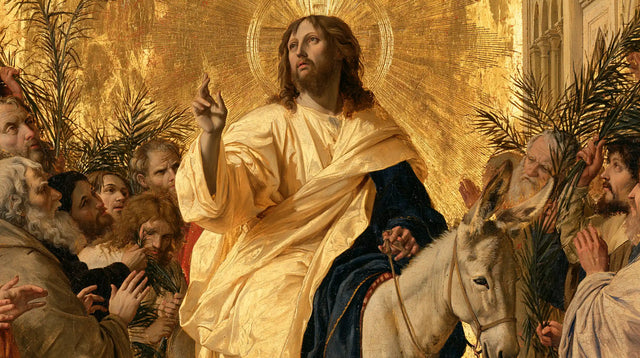 Jesus Enters Jerusalem – Sacred Gold · Landscape no. 8