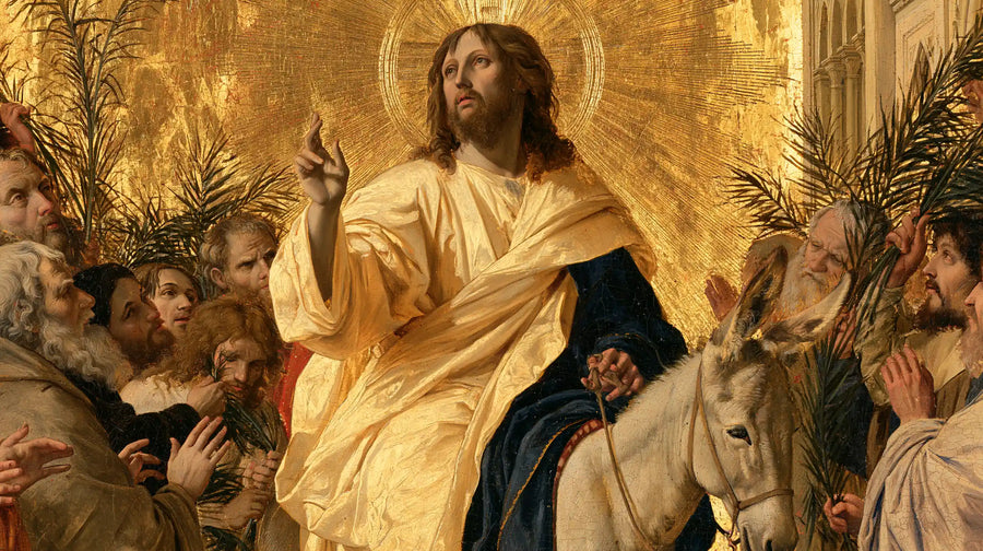 Jesus Enters Jerusalem – Sacred Gold · Landscape no. 8