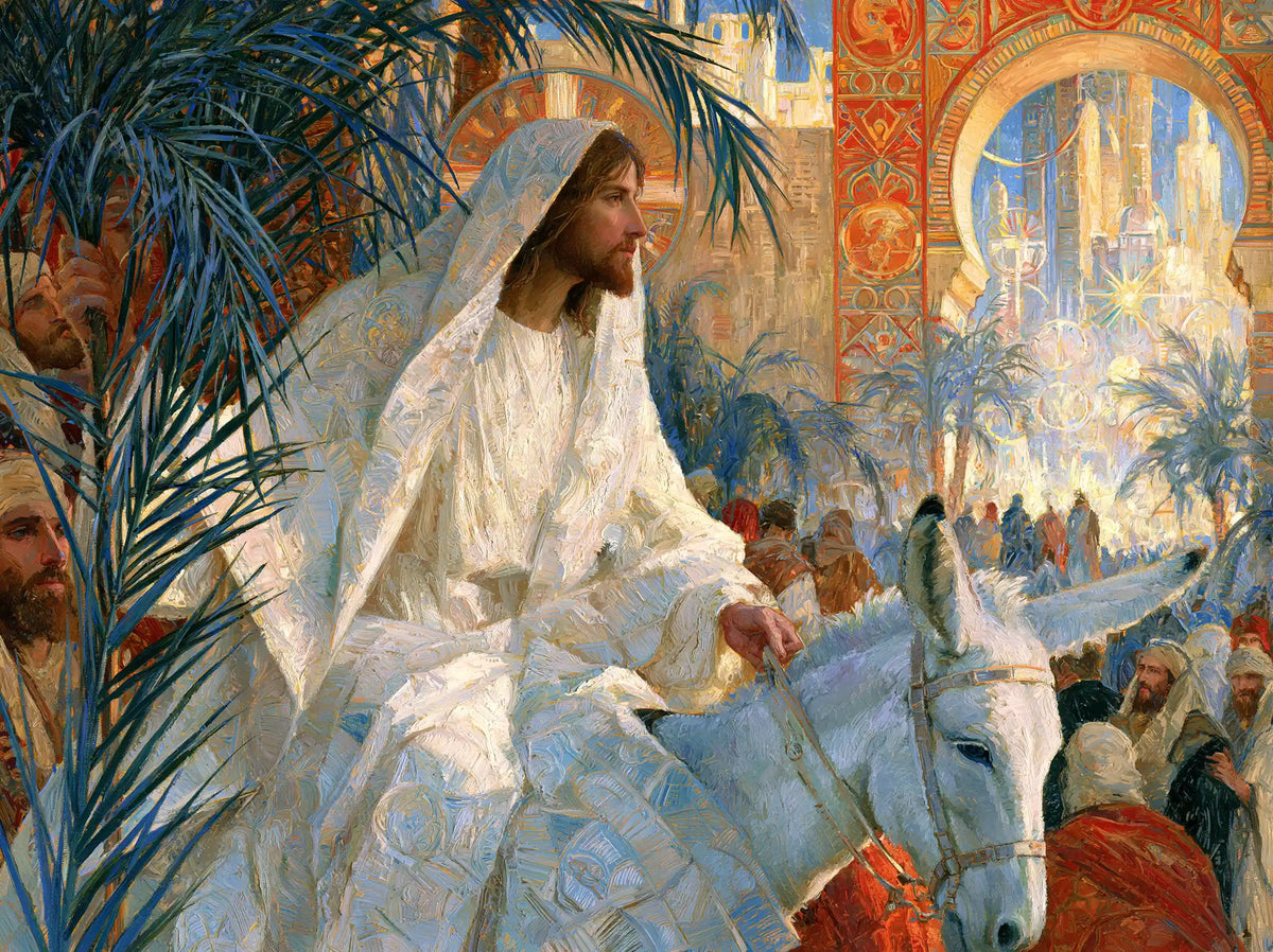 Jesus Enters Jerusalem – Symbolist · Landscape no. 3