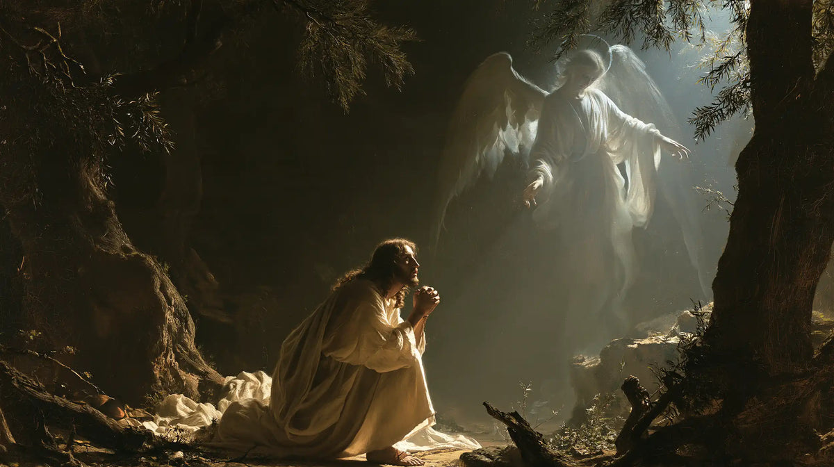Jesus in Gethsemane — The Hand from the Light