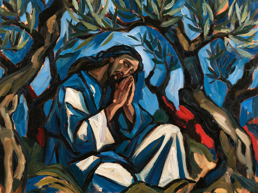 Jesus in Gethsemane - Expressionist · Landscape n° 6
